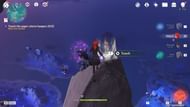 Charm pole on a floating rock for the third Warding Stone puzzle (Image via CGInferno)